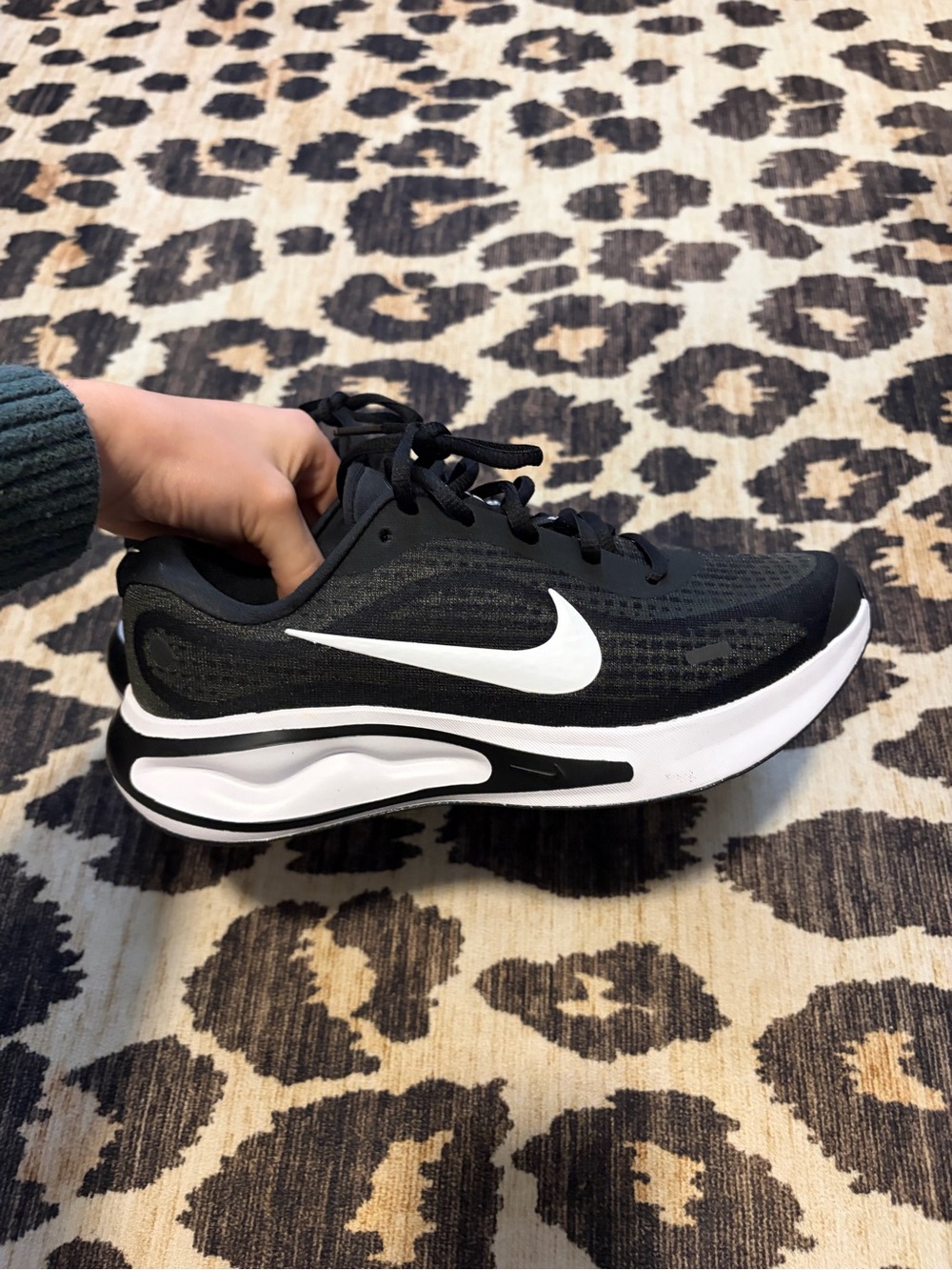 Nike Black and White Women's Running Sneakers